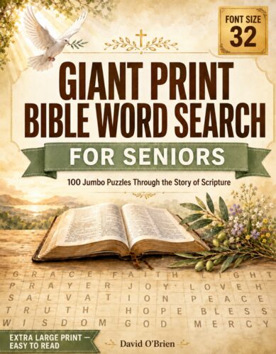 Giant Print Bible Word Search cover