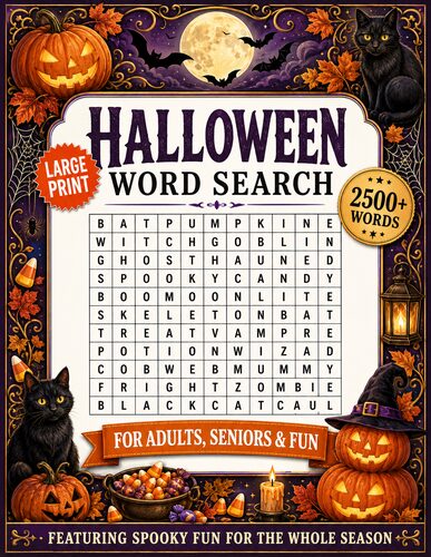 Halloween Word Search cover